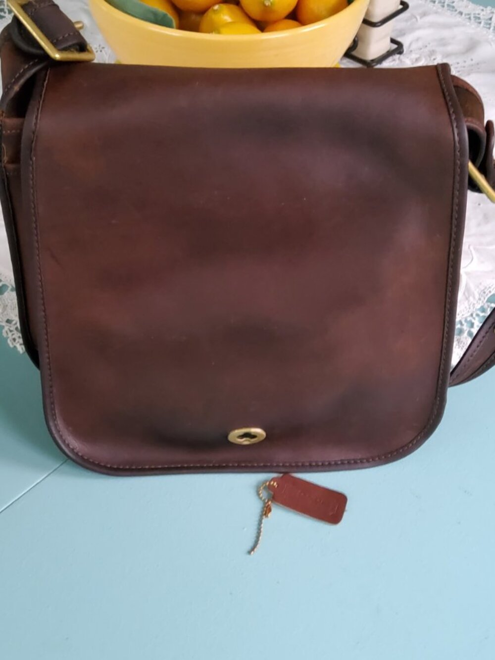 Vintage Coach Stewardess Bag 9525 with Paperwork + Hangtag NYC